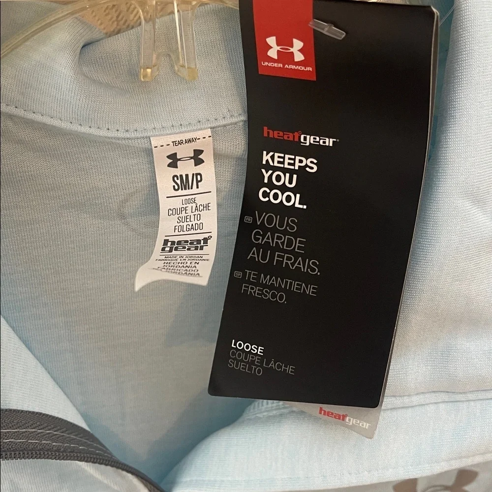 🆕 UNDER ARMOUR Women’s Blue Quarter Zip Size S